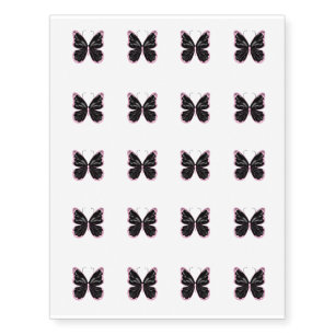 Temporary Tattoo Sheet-Butterfly