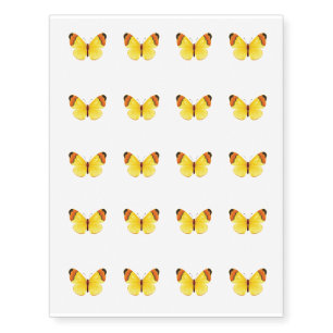 Temporary Tattoo Sheet-Butterfly