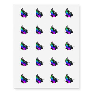 Temporary Tattoo Sheet-Butterfly