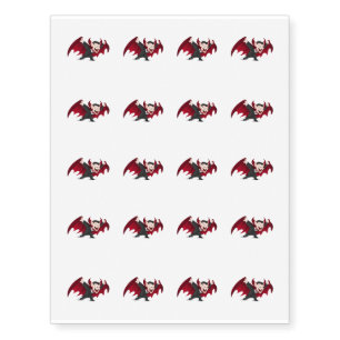 Temporary Tattoo Sheet-Dracula