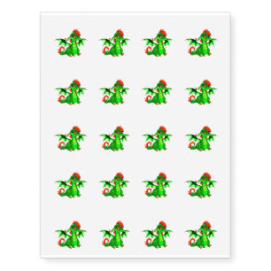 Temporary Tattoo Sheet-Dragon