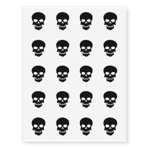 Temporary Tattoo Sheet-Halloween