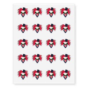 Temporary Tattoo Sheet-Halloween