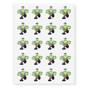 Temporary Tattoo Sheet-Halloween Frankenstein