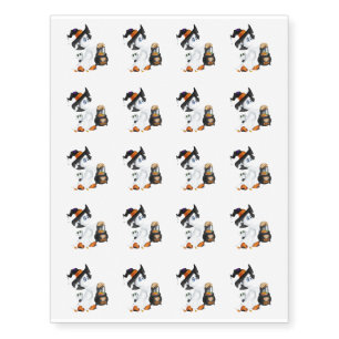 Temporary Tattoo Sheet-Halloween Ghost