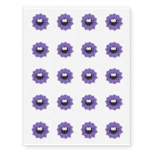 Temporary Tattoo Sheet-Halloween Spiderweb