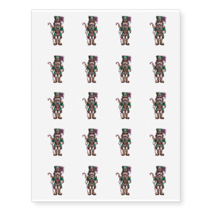 Temporary Tattoo Sheet-Nutcracker