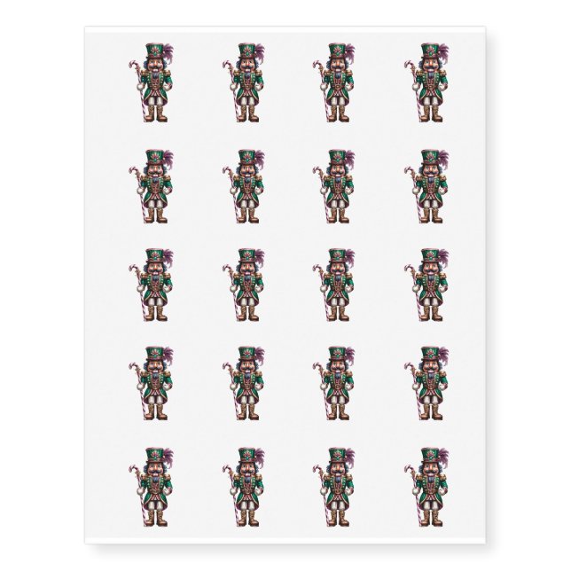 Temporary Tattoo Sheet-Nutcracker (Front)