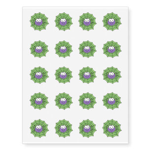 Temporary Tattoo Sheet-Spider