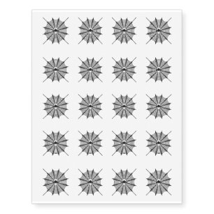 Temporary Tattoo Sheet-Spider Web
