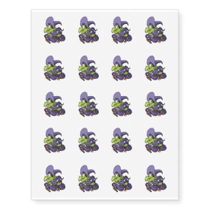 Temporary Tattoo Sheet-Witch