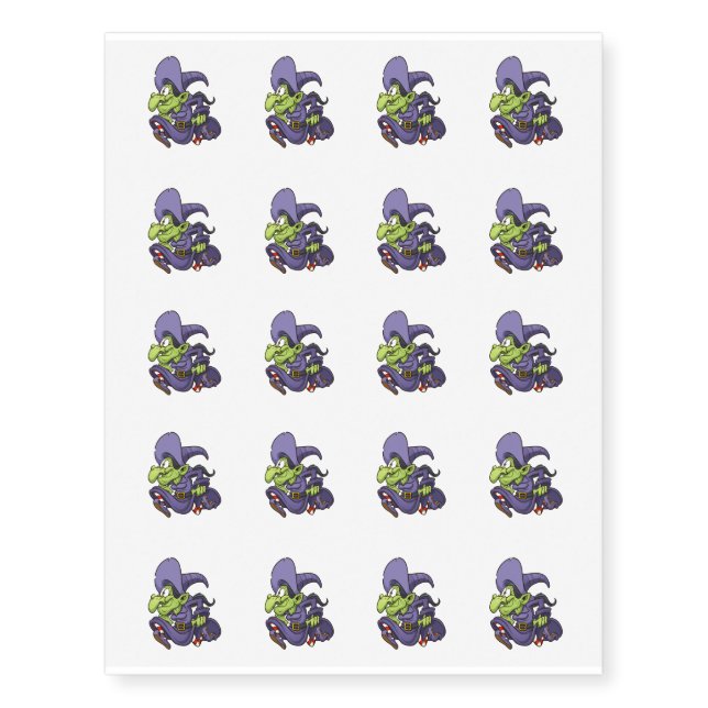 Temporary Tattoo Sheet-Witch (Front)