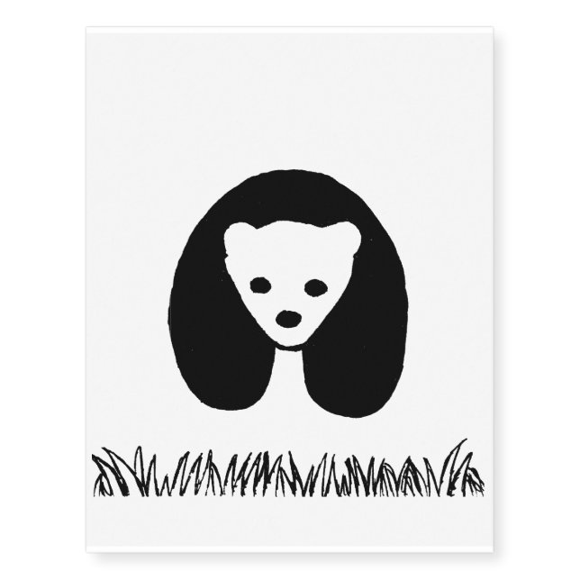 temporary tattoo template (Front)