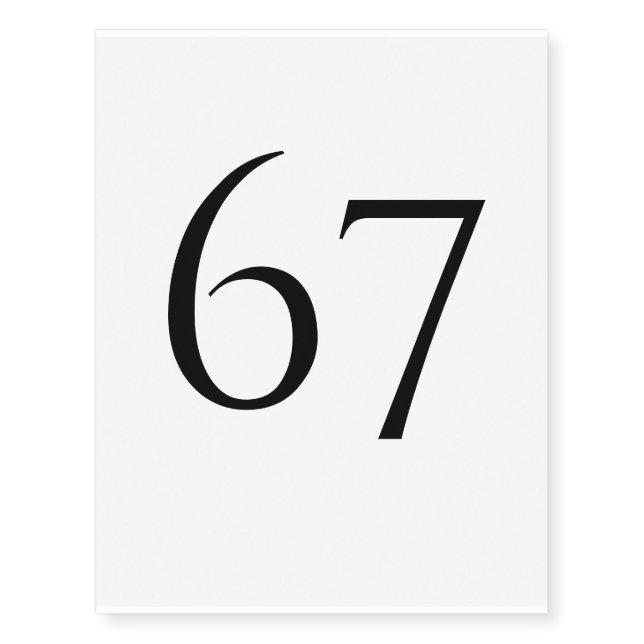 Temporary Tattoos (Front)