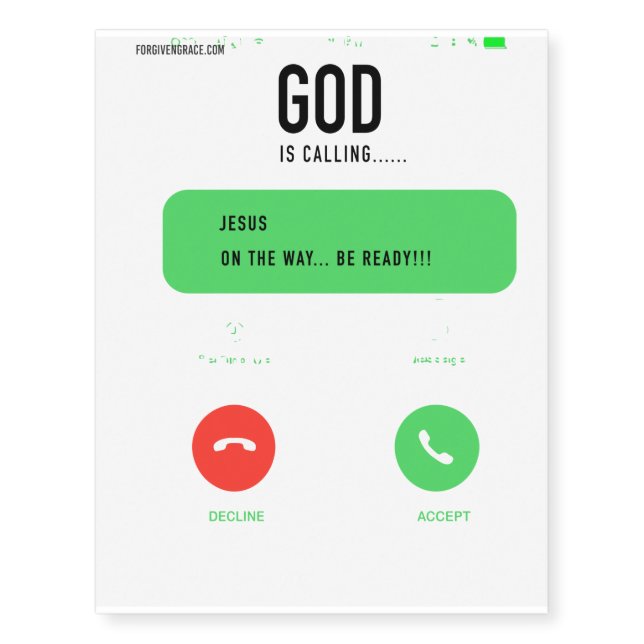 Temporary Tattoos (Front)