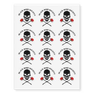 Temporary Tattoos, Black Rose Soc.  | Heartblaze Tattoos