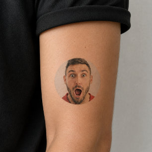 Temporary Tattoos   Custom Face Photo Party Favor