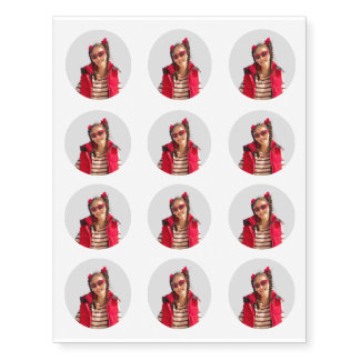 Temporary Tattoos | Custom Face Photo Party Favor