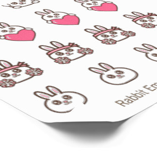 Temporary Tattoos Cute Cartoon Rabbit emoticons
