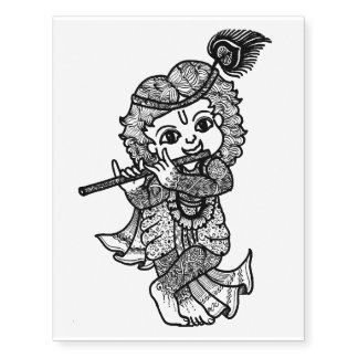 Temporary Tattoos little krishna
