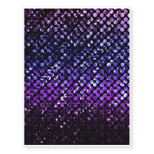 Temporary Tattoos Purple Crystal Bling Strass