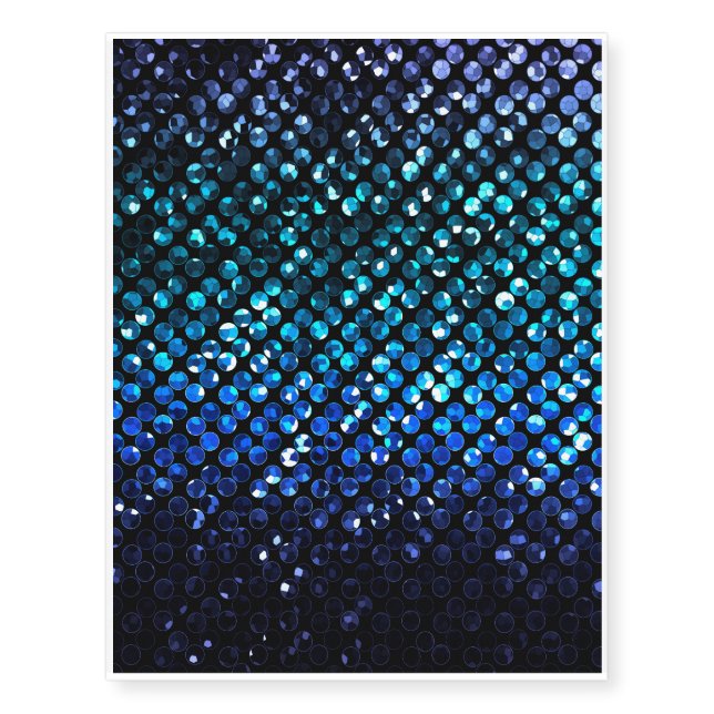 Temporary Tattoos Purple Crystal Bling Strass (Front)