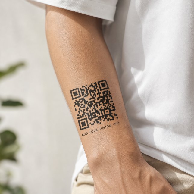 Temporary Tattoos | Scannable QR Code Event Favor (Creator Uploaded)