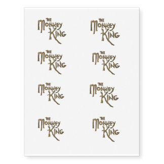 Temporary The Monkey King Tattoos (1 Sheet of 8)