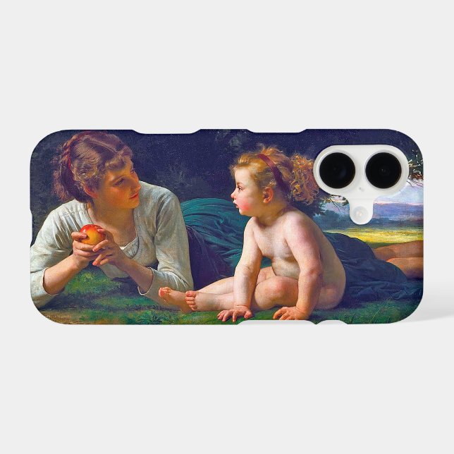 Temptation, Bouguereau Case-Mate iPhone Case (Back (Horizontal))