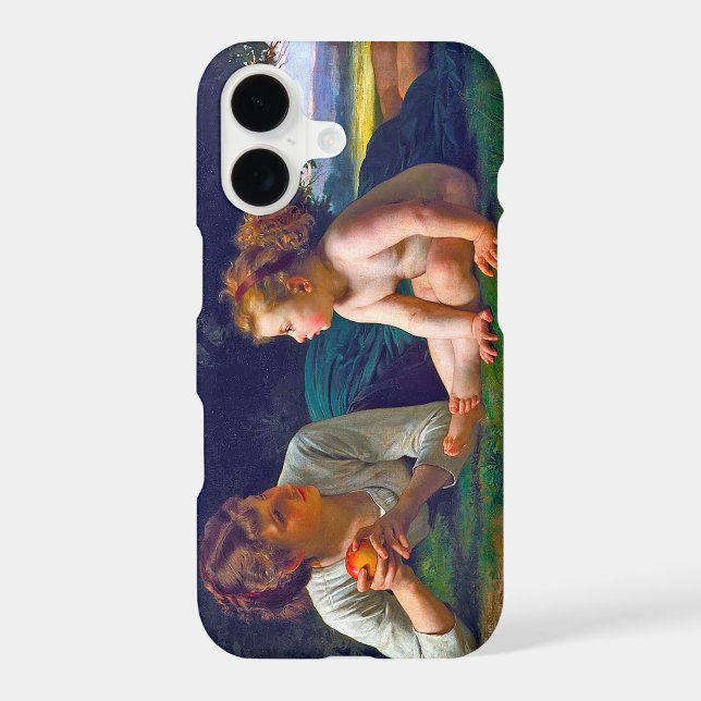 Temptation, Bouguereau Iphone Case (Back)