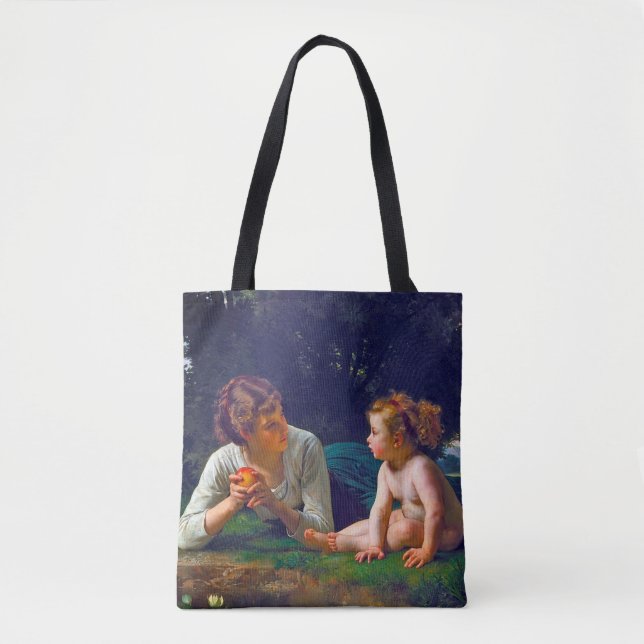 Temptation, Bouguereau Tote Bag (Front)