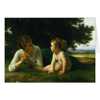 Temptation by Bouguereau 1880 Cards