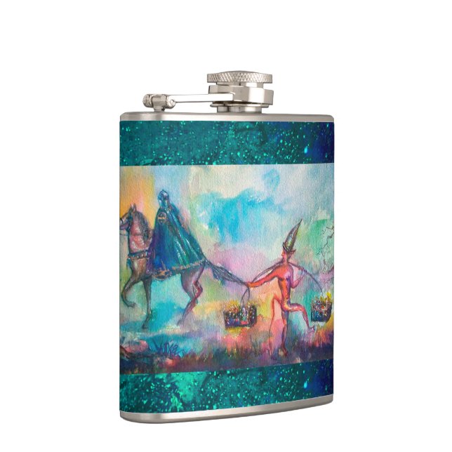 TEMPTATION Dark Knight Devil's Treasure ,Blue Red Flask (Right)