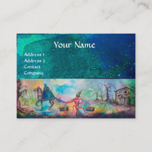 TEMPTATION Dark Knight,Devil's Treasure,Night Blue Business Card