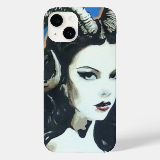 'Temptation in the Magick' Painting on a  Case-Mate iPhone Case (Back)