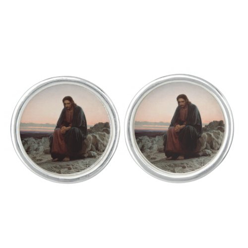 Temptation of Christ Cufflinks