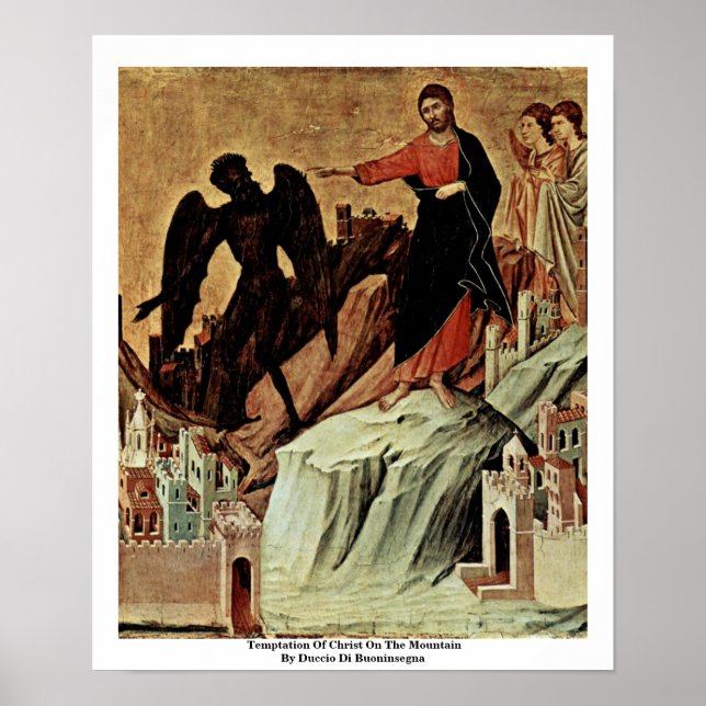 Temptation Of Christ On The Mountain Poster (Front)
