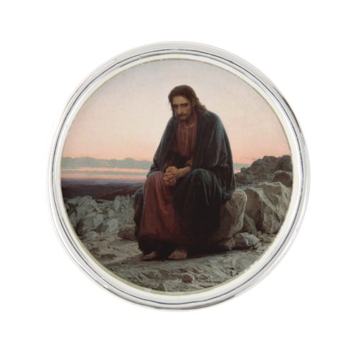 Temptation of Christ Pin