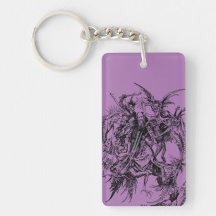 Temptation of Saint Anthony the Great Keychain