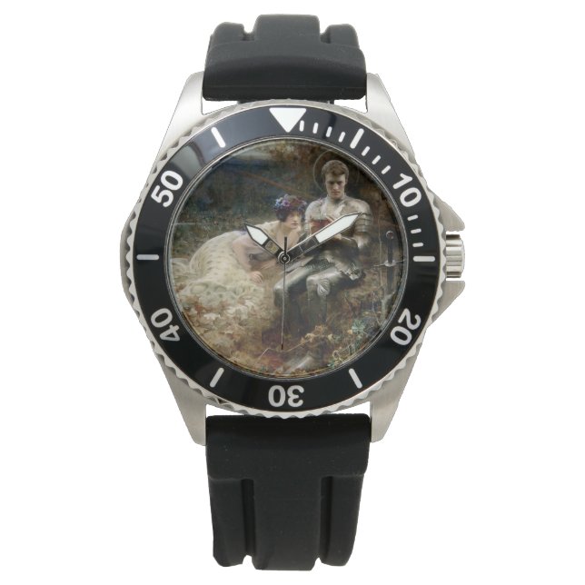 Temptation of Sir Percival (Medieval Knight) Watch (Front)