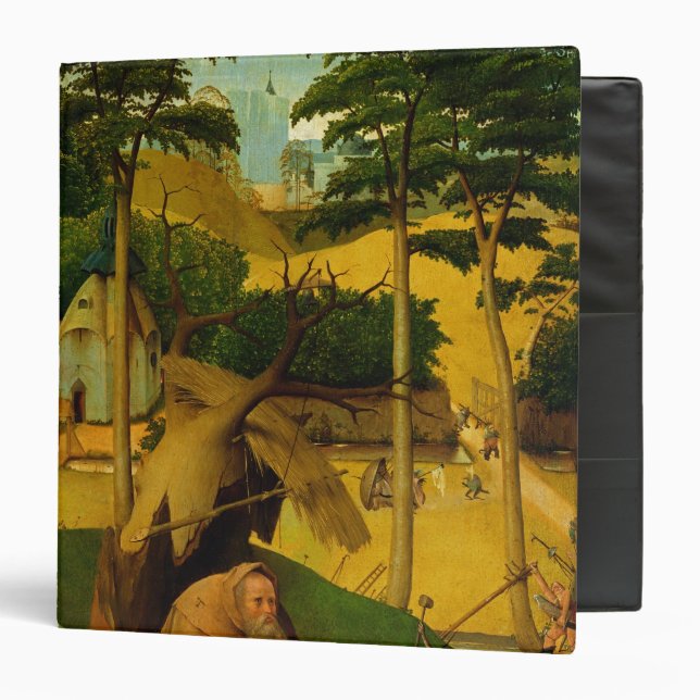 Temptation of St. Anthony, 1490 3 Ring Binder (Front/Inside)