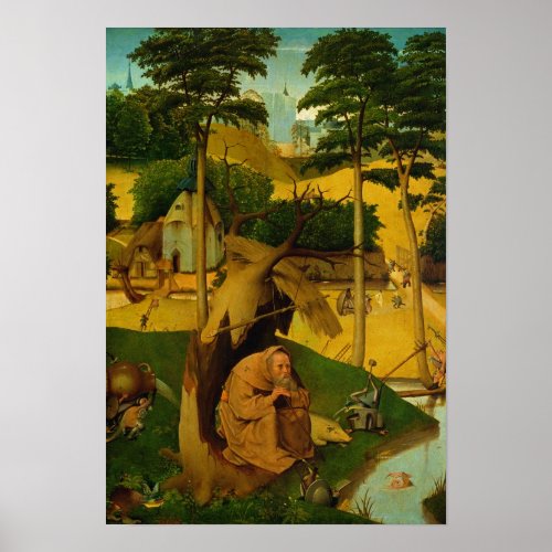 Temptation of St Anthony 1490 Poster