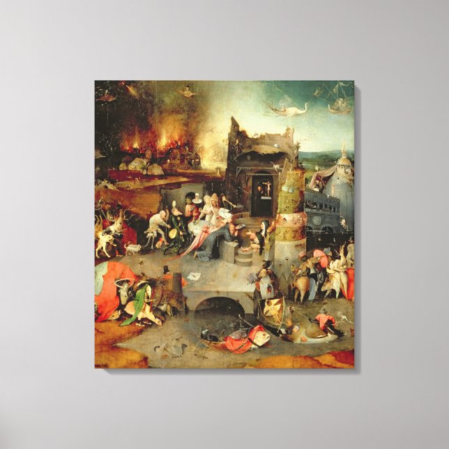 Temptation of St. Anthony Canvas Print (Front)