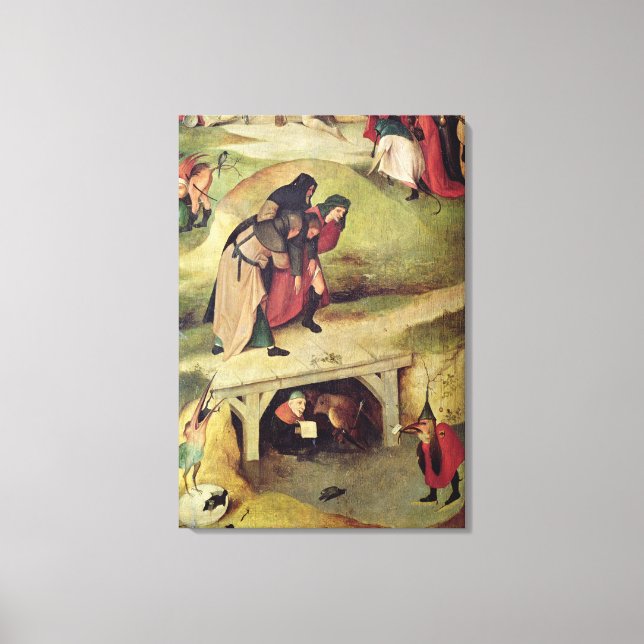 Temptation of St. Anthony Canvas Print (Front)