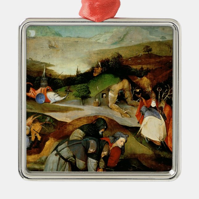 Temptation of St. Anthony Metal Ornament (Front)