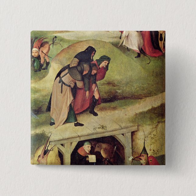 Temptation of St. Anthony Pinback Button (Front)