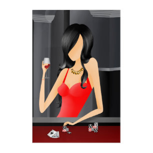 "Temptation" Queen of the game Acrylic Print