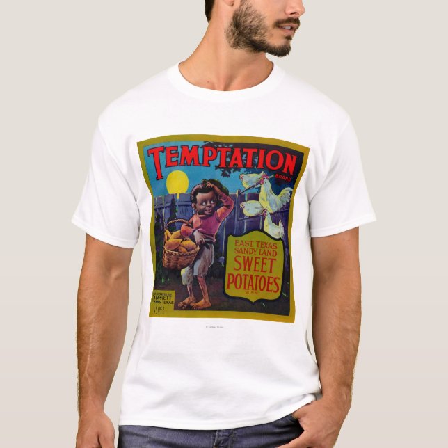 Temptation Yam LabelPittsburg, TX T-Shirt (Front)
