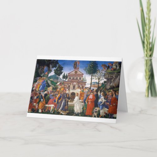 Temptations of Christ Sandro Botticelli Card