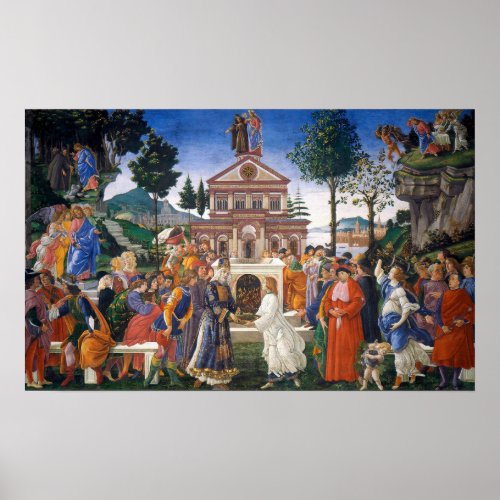 Temptations of Christ Sandro Botticelli Poster